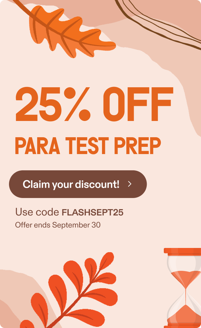 test prep sale