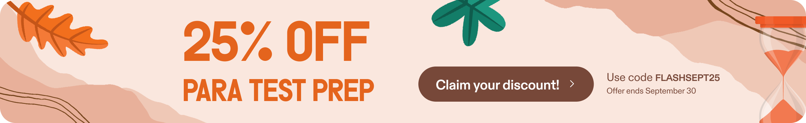 test prep sale